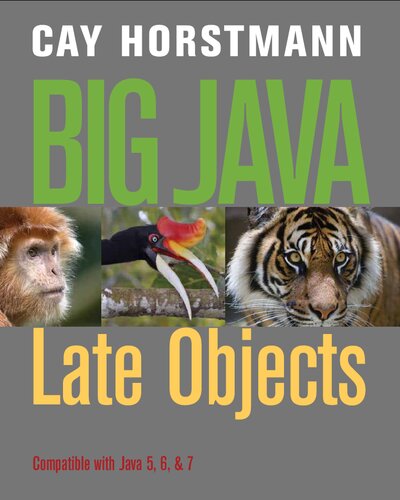 Late Early objects Big Java