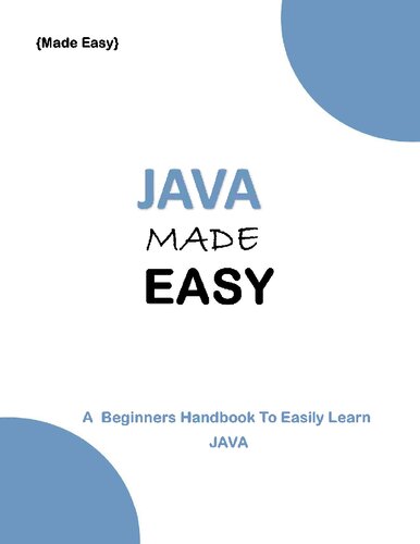 Java Made easy