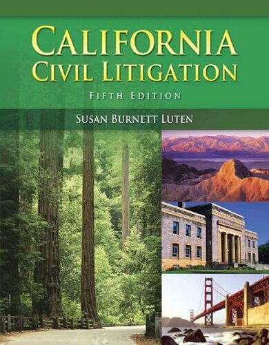 California Civil Litigation: Study Guide