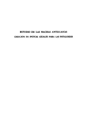 Estudio de las hachas antillanas