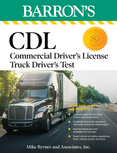 CDL: Commercial Driver's License Truck Driver's Test, Fifth Edition: Comprehensive Subject Review + Practice