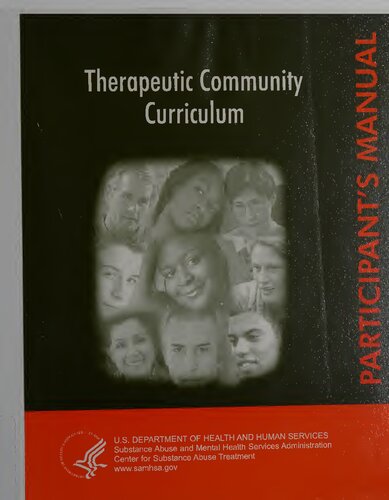 Therapeutic Community Curriculum: Participant's Manual