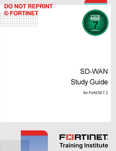 Fortinet SD-WAN Study Guide for FortiOS 7.2