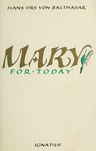 Mary for Today