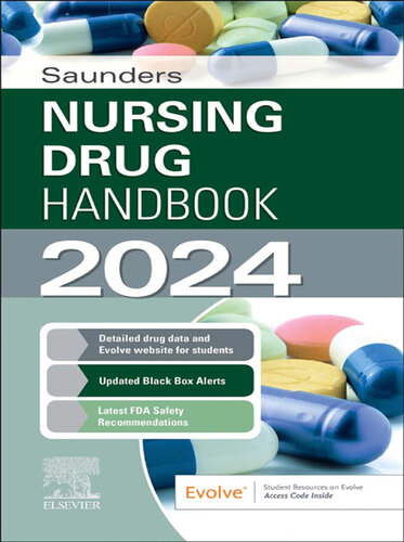 Saunders Nursing Drug Handbook 2024 (by Team-IRA)