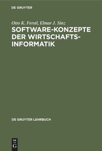 Software-Konzepte der Wirtschaftsinformatik