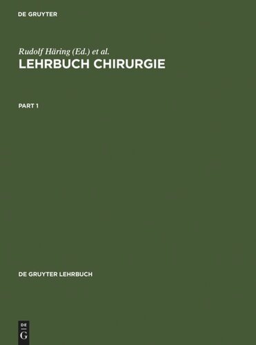 Lehrbuch Chirurgie: mit Repetitorium