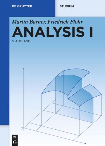 Analysis: Band 1 Analysis I