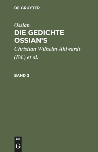 Die Gedichte Ossian’s: Band 2