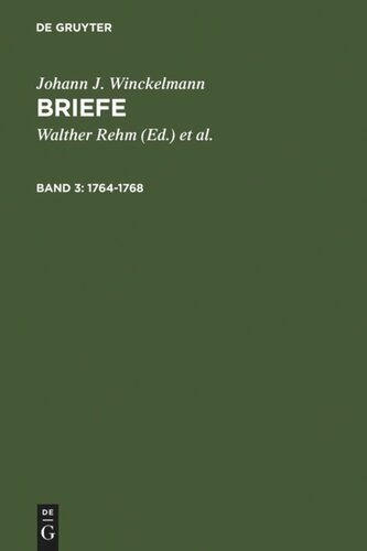 Briefe: Band 3 1764-1768