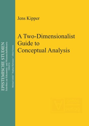 A Two-Dimensionalist Guide to Conceptual Analysis