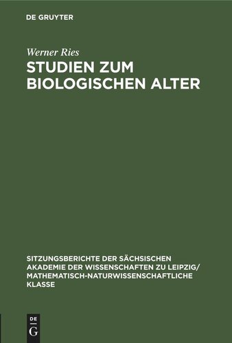 Studien zum biologischen Alter