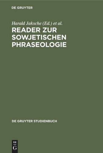 Reader zur sowjetischen Phraseologie