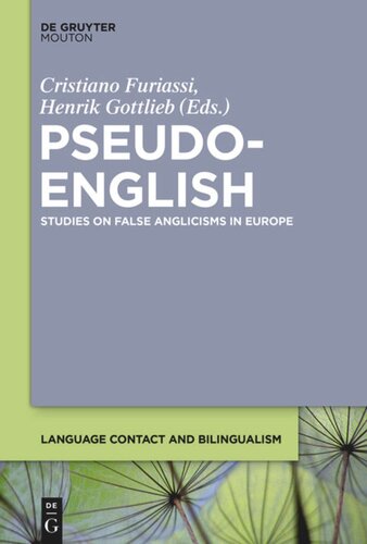 Pseudo-English: Studies on False Anglicisms in Europe