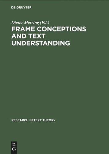 Frame Conceptions and Text Understanding