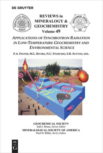 Applications of Synchrotron Radiation in Low-Temperature Geochemistry and Environmental Science