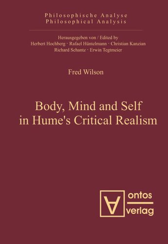 Body, Mind and Self in Hume’s Critical Realism