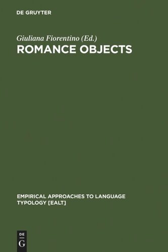 Romance Objects: Transitivity in Romance Languages