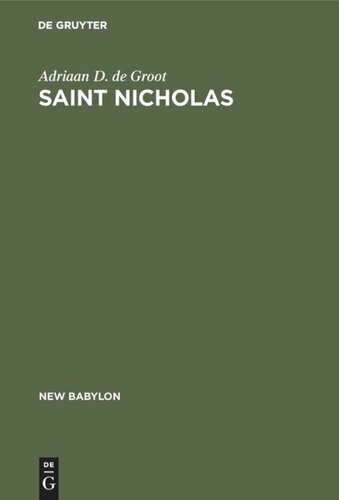 Saint Nicholas: A psychoanalytic study of his history and myth