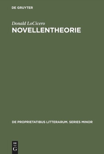 Novellentheorie: The practicality of the theoretical