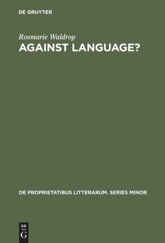 Against Language?: 