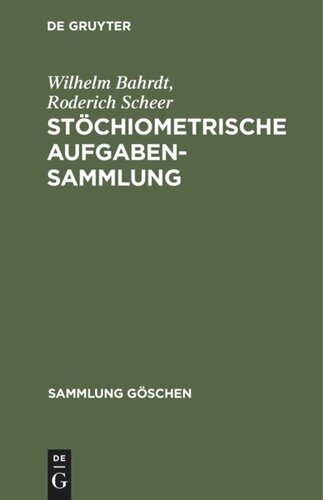 Stöchiometrische Aufgabensammlung: Mit den Ergebnissen