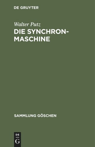 Die Synchronmaschine