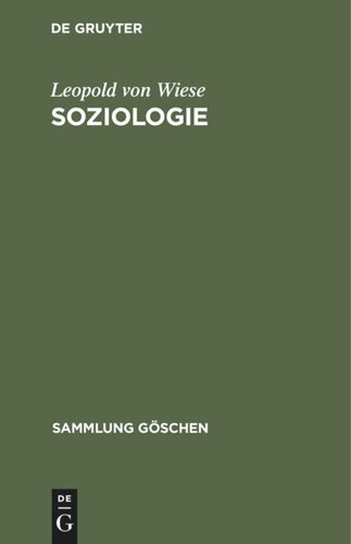 Soziologie: Geschichte und Hauptprobleme