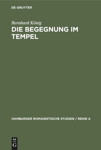 Die Begegnung im Tempel: Abwandlungen eines literarischen Motivs in den Werken Boccaccios