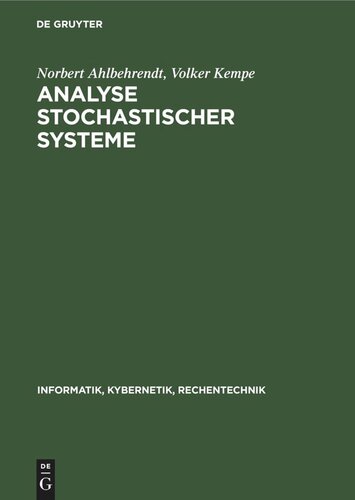 Analyse stochastischer Systeme