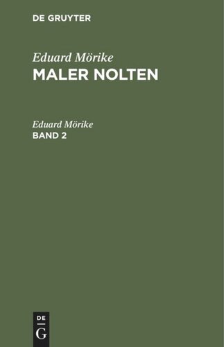 Maler Nolten: Band 2