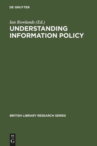 Understanding Information Policy