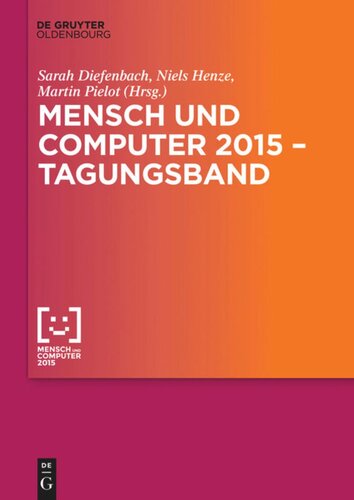 Mensch und Computer 2015 – Tagungsband