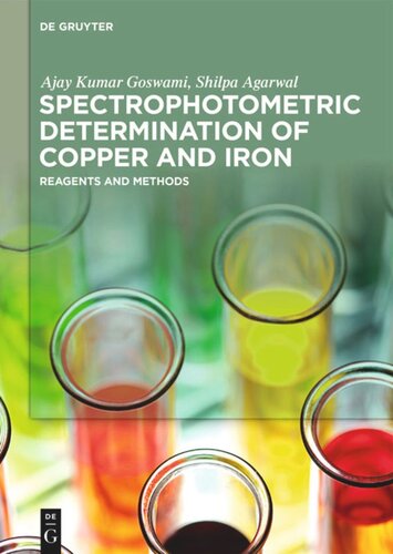 Spectrophotometric Determination of Copper and Iron: Reagents and Methods