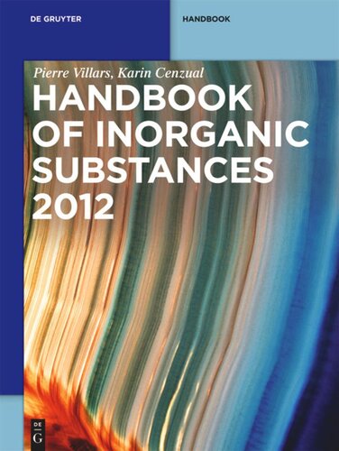 Inorganic Substances: Handbook