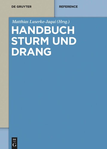 Handbuch Sturm und Drang