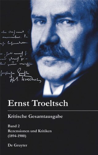 Kritische Gesamtausgabe. Band 2 Rezensionen und Kritiken: (1894–1900)