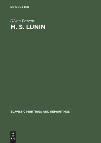 M. S. Lunin: Catholic Decembrist