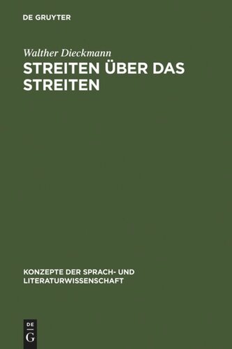 Streiten über das Streiten: Normative Grundlagen polemischer Metakommunikation