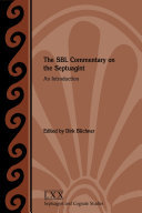 The SBL Commentary on the Septuagint: An Introduction