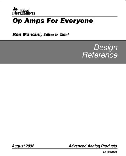 Op amps for everyone.. Design reference