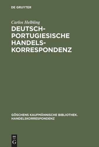 Deutsch-portugiesische Handelskorrespondenz