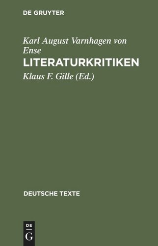 Literaturkritiken: Mit einem Anhang: Aufsätze zum Saint-Simonismus