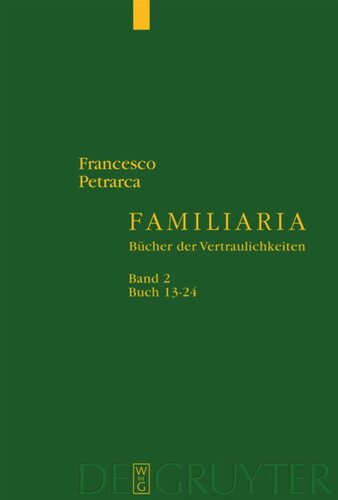 Familiaria: Band 2 Buch 13-24