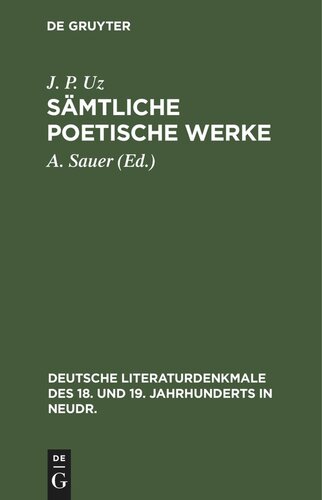 Sämtliche poetische Werke