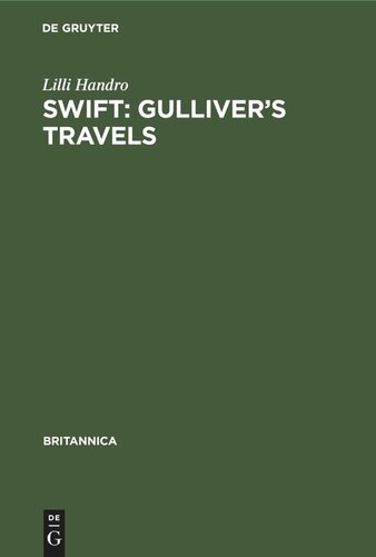 Swift: Gulliver’s Travels: Eine Interpretation im Zusammenhang mit den geistesgeschichtlichen Beziehungen