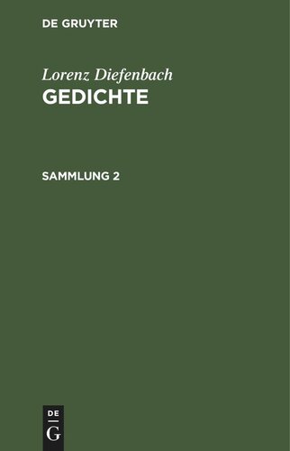 Gedichte: Sammlung 2 Gedichte