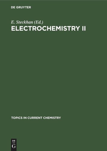 Electrochemistry II