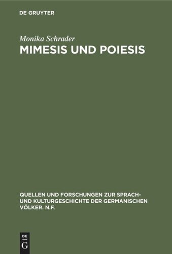 Mimesis und Poiesis: Poetologische Studien zum Bildungsroman