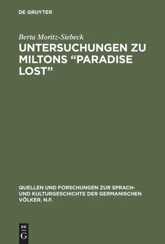 Untersuchungen zu Miltons “Paradise lost”: Interpretation der beiden Schlussbücher